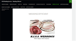 Desktop Screenshot of kissweddingservice.com